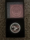 2019 1oz Flat Earth PsyOp Proof Silver Shield .999 446 of 579 Minted *RARE