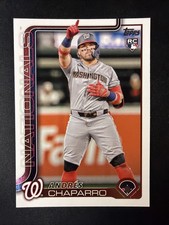 2025 Topps Series 1 - Andres Chaparro #167 (RC) Washington Nationals 