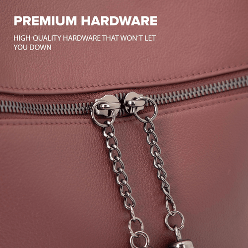 Weinrote Bucket Tote große Echtleder Schultertasche für Damen mit Staubbeutel - Bild 9 von 9