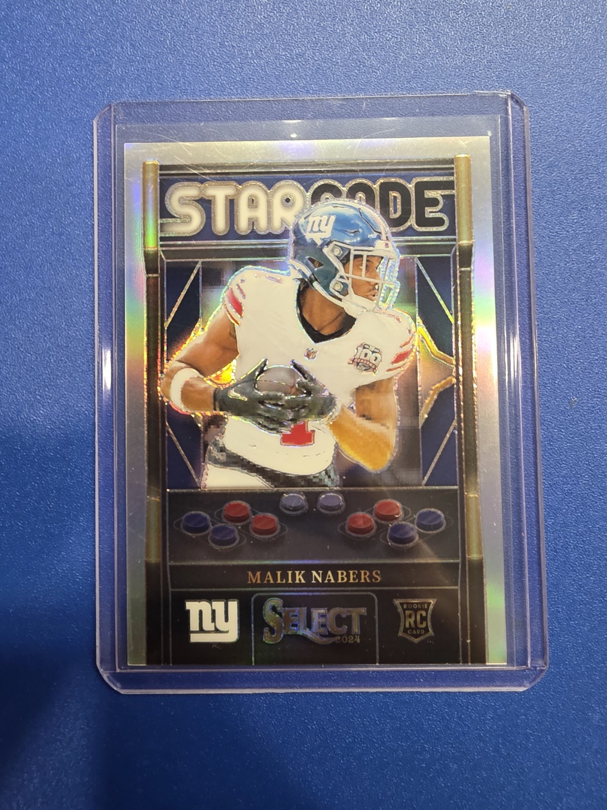 MALIK NABERS 2024 SELECT STARCADE ROOKIE SILVER PRIZM GIANTS RC Q4705