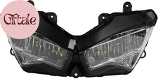 Black Front Headlight Headlamp Assembly Fit for Kawasaki Ninja 400 2018-2024 NIN