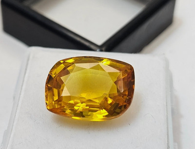 Shinny Sapphire Yellow Color Fancy Cut 7-8 Ct For Jewelry Making Loose Gemstone
