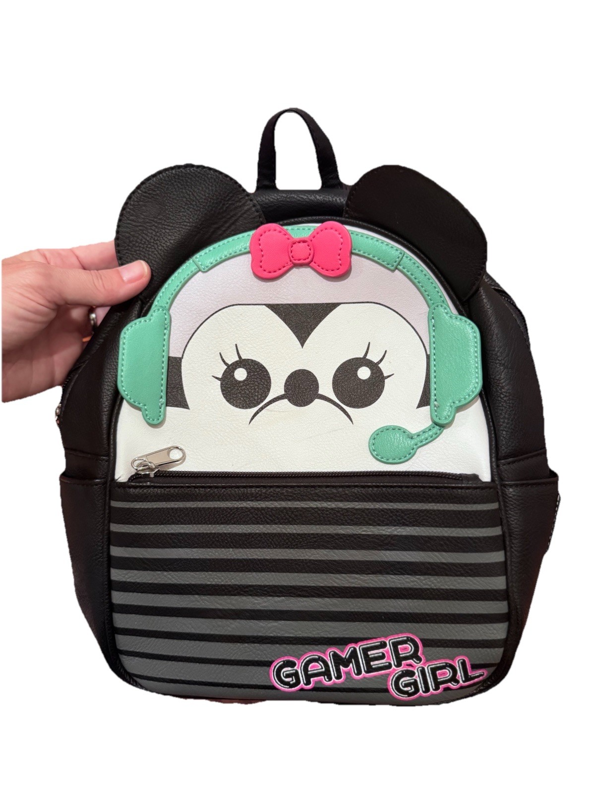 Disney Gamer Girl Mini Backpack - Sporty Fun Lounge Fly Style for Gamers