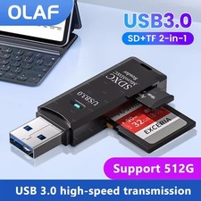 USB3.0 SD Card Reader for PC Micro SD Card to USB Adapter for Camera MemoryC lot