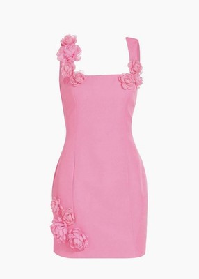 strapless open back dress Elliatt Roseate Mini Dress