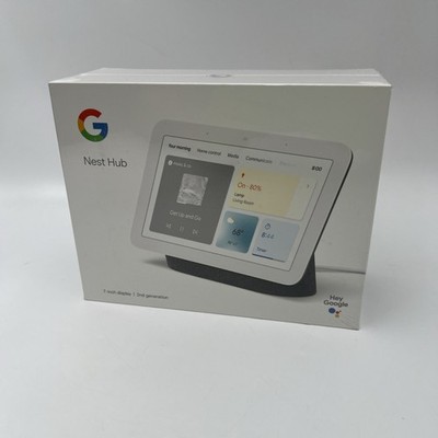 Google Nest Hub 2nd Gen 7  Smart Display Charcoal GA01892-US - New/Sealed