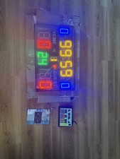 Spolehli  Led Scoreboard Battery Powered W Remote Black Tested W Flaws See Pics