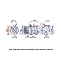 Kompressor Klimaanlage FüR KIA Rio III Stufenheck 852814N