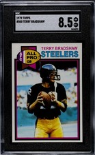 1979 Topps #500 Terry Bradshaw SGC 8.5 NM-MT+ QB Pittsburgh Steelers HOF