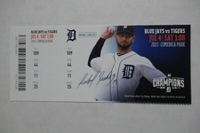 DETROIT TIGERS VS TORONTO BLUE JAYS 7/4/2015 FULL TICKET ~ ANIBAL SANCHEZ