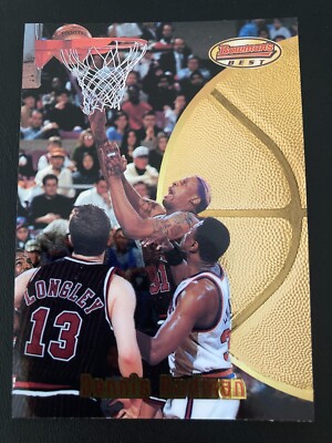 1997-98 Bowman's Best 56 Dennis Rodman