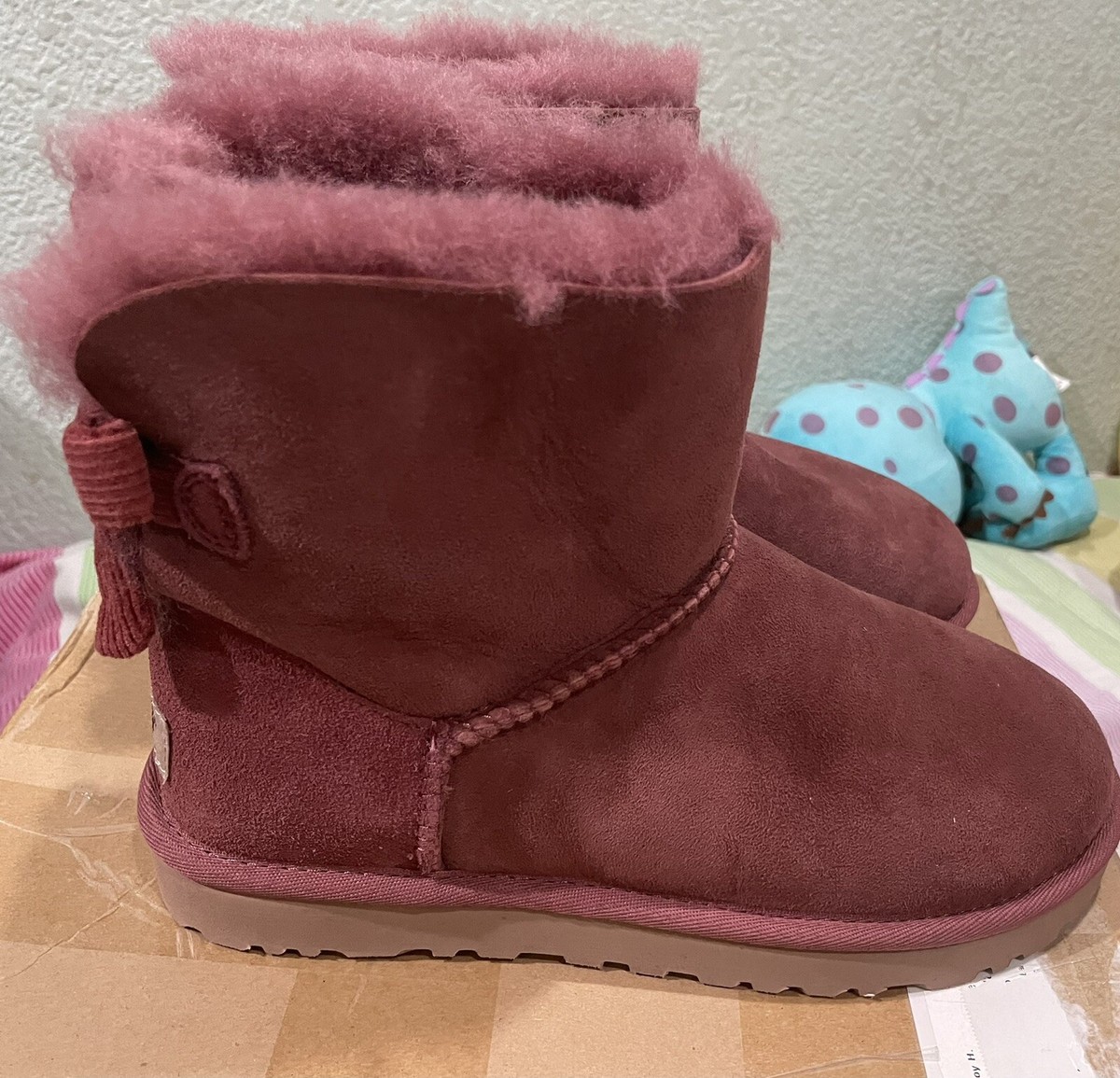 UGG Women's Mini Bailey Bow II Boots Authentic with Original