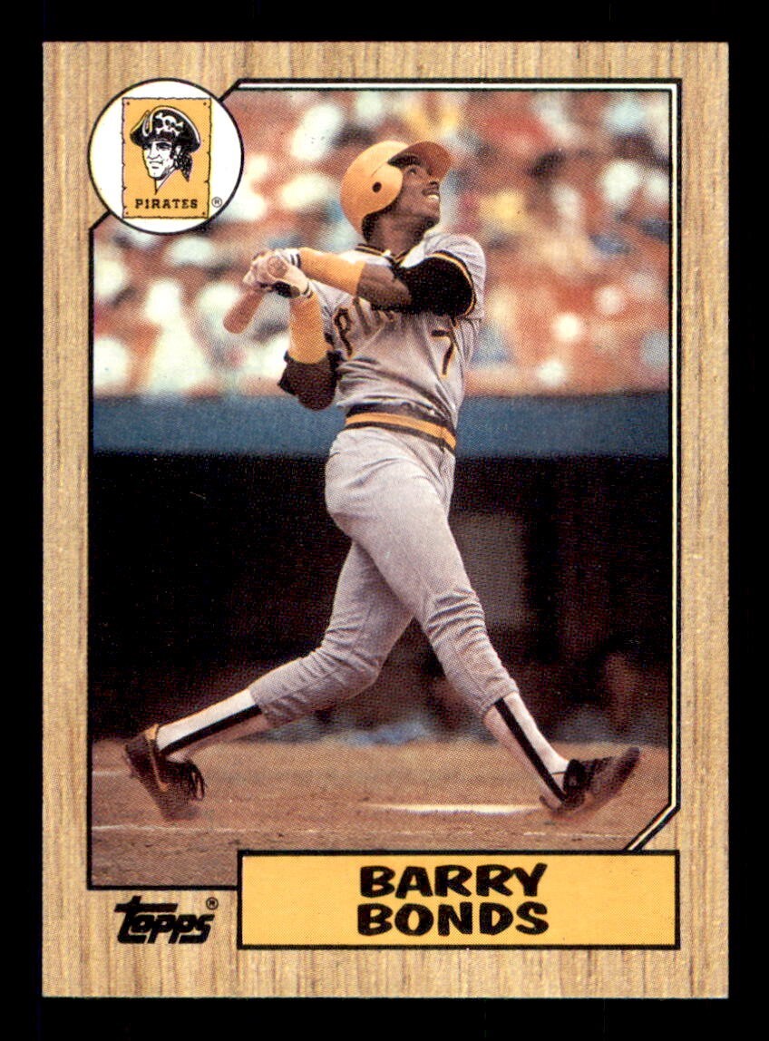 1987 Topps Baseball #320 Barry Bonds EX