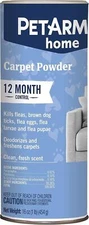Petarmor Home Carpet Powder for Fleas and Ticks, Protect Your Home, 16 Ounce