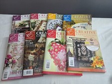 Lot Of 8 Creative Expressions Machine Embroidery  Quilting Magazines