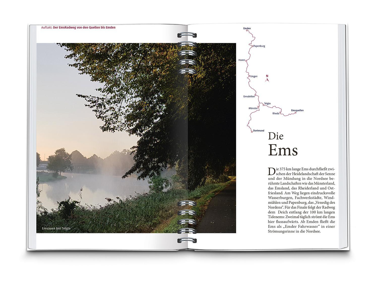 Thumbnail - Kompass Radreiseführer Emsradweg Kompass-karten Gmbh