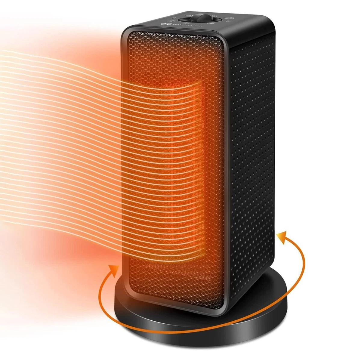 Electric Space Heater Adjustable PTC Fast Heating Ceramic Heater 90°  Oscillation | eBay