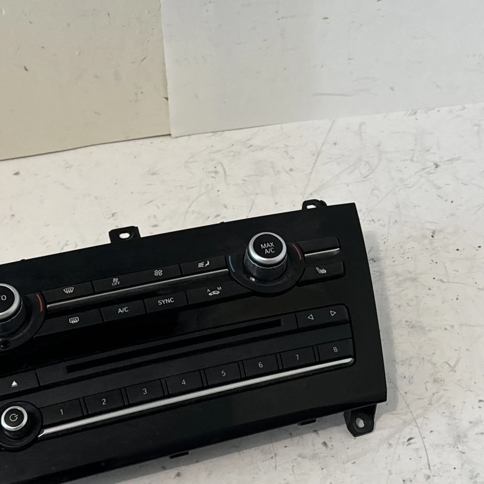 2017 BMW X3 FRONT DASH CONSOLE AC CLIMATE TEMPERATURE CONTROL SWITCH OEM 6821431 - Image 4 of 4