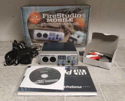 PreSonus FireStudio Mobile 10 Input/6 Output Firewire Recording Studio 