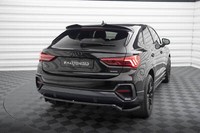 Diffusor Heck Ansatz DTM Look FüR Audi Q3 Sportback F3 S-Line Schwarz