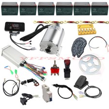 2500W 3000W Brushless Electric Motor Kit for Go Kart Scooter E-bike Trike Quad