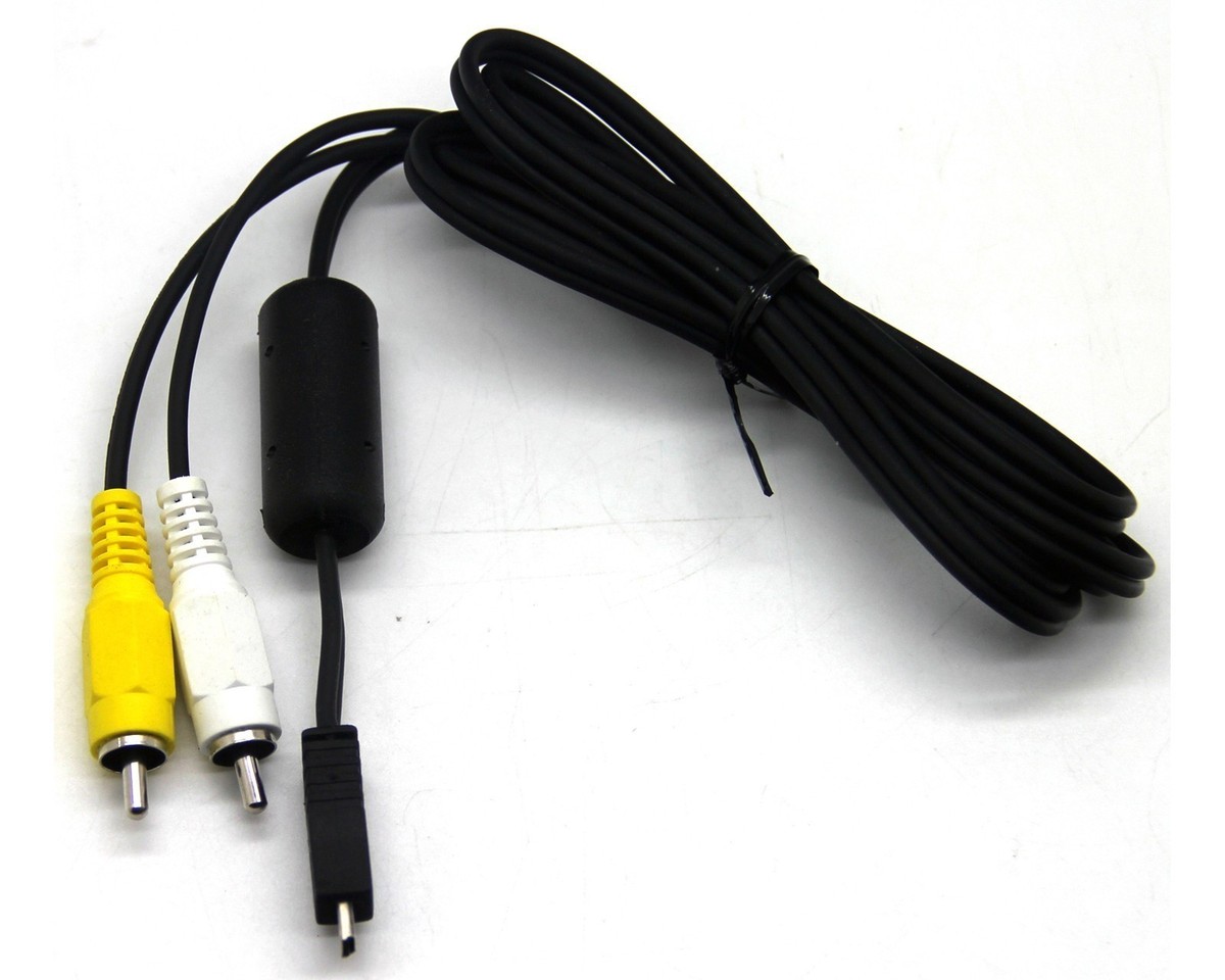 AV Video Cable Cord For Panasonic Lumix DMC-FZ7 DMC-FZ8 DMC-FZ15