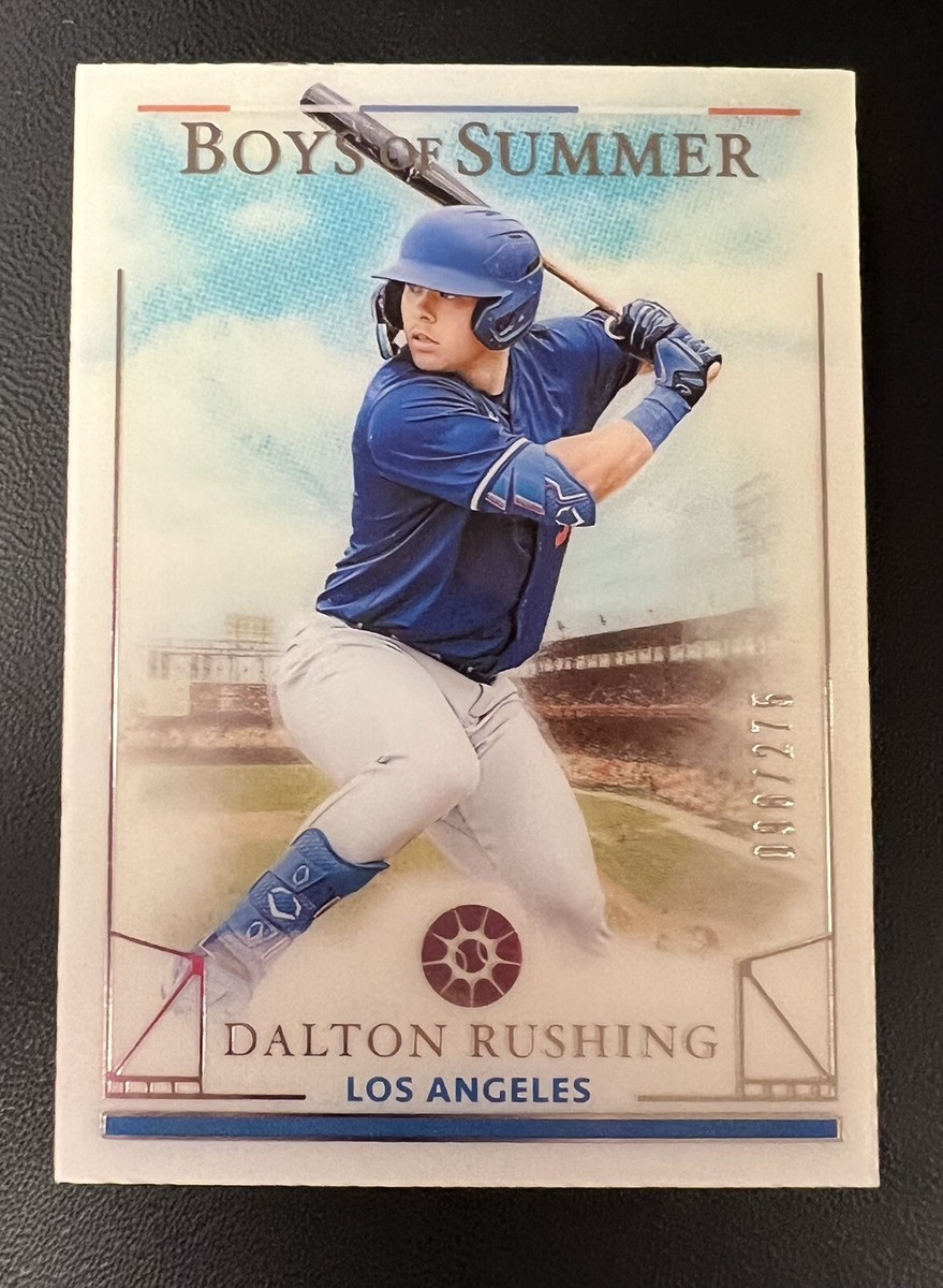 2024 Boys of Summer Baseball #48 Dalton Rushing Rookie RC Dodgers