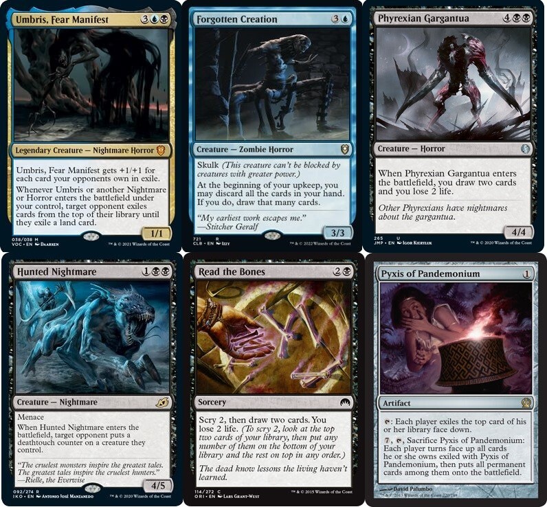 MTG Commander EDH Deck Umbris, Fear Manifest 100 Cards Custom Deck mill dimir NM MTG Commander EDH Deck Umbris, Fear Manifest 100 Cards Custom Deck mill dimir NM
