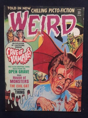 Dec. 1977 WEIRD Vol 10 # 3 WEIRD Terror Shock Suspense Horror in Very Good Cond.