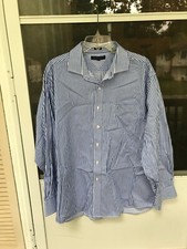 Tommy Hilfiger Mens Regular Fit Classic Button Down Shirt. 17 1/2 34-35