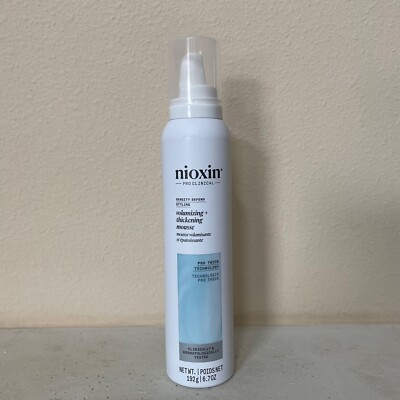 Nioxin Pro Clinical Volumizing + Thickening Mousse 6.7oz   new packaging, fresh