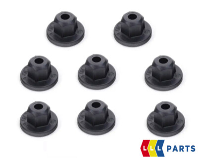 NEW GENUINE BMW MINI PLASTIC 10mm HEX HEAD NUT WITH WASHER 8PCS  