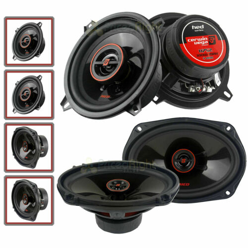Open Box Cerwin Vega 2X  ( "H7694 6"x 9" + H752 5.25" )  2-Way Coaxial Speakers - Picture 1 of 7