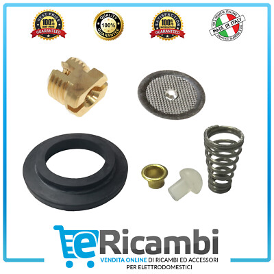 Kit Valvola Bypass Antigoccia De'Longhi Con Tubo E 2 O-Ring Per Macchina Caffè EC250 E Simili