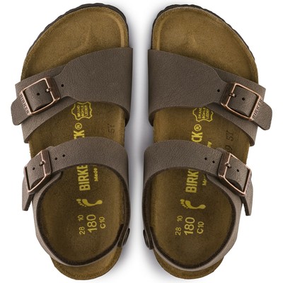 Birkenstock New York Kids 0087783 Sandali Cinturino Caviglia Bambino  Marrone | eBay