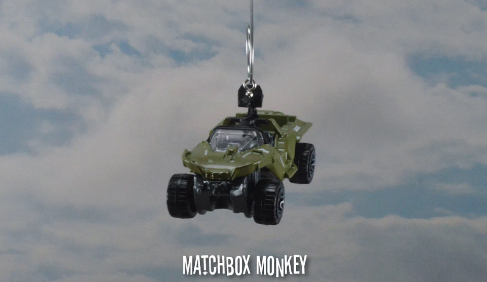 UNSC Halo Video Game Warthog Custom Christmas Ornament 1/64 M12 Truck Jeep - Image 2 of 4