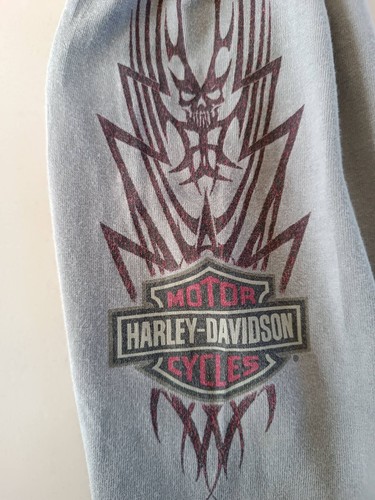 Harley Davidson Tshirt Tee Manches Longues Boucard Nantes France Vintage Rare L - Imagen 6 de 14