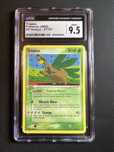 Tropius graded CGC 9.5 for sale on eBay