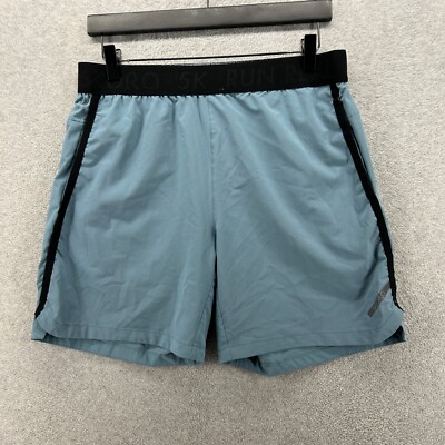 Skora Shorts Mens Size Medium Blue Pull On Performance Unlined Running Yoga