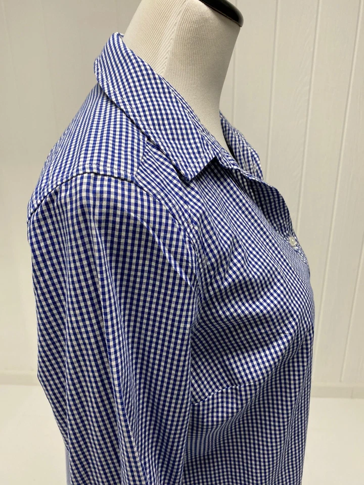 Charter Club Mujer Camisa Manga Larga Botones Bordado Frontal Talla 6 Foto 4 de 4