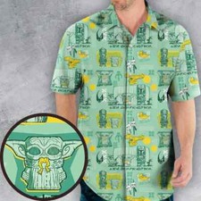 The Mandalorian Star Wars Aloha Hawaiian Shirt,Summer Hawaiian Shirt, Size S-5XL