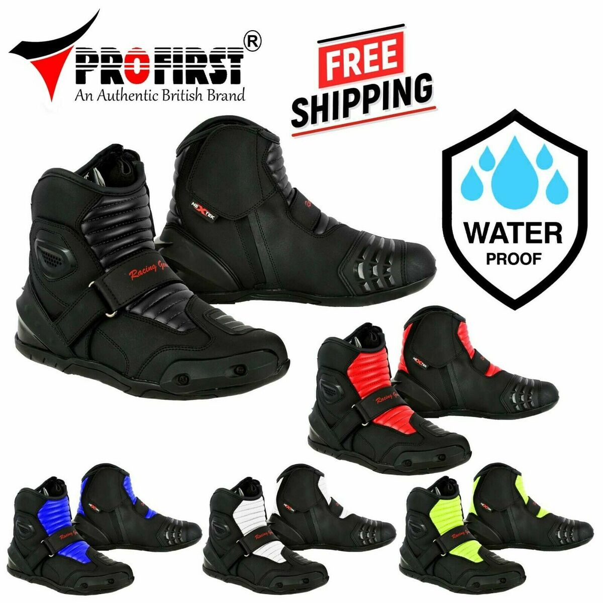 Motorcycle Boots CE Level 2 Armoured Waterproof Riding Shoes Motorcycle Boots CE Level 2 Armoured Waterproof Riding Shoes