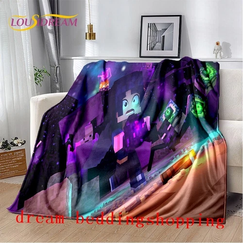 Minecraft Creeper Fleecedecke Überwurf Schlafsofa warm weich Decke Flanell Geschenk - Bild 5 von 74