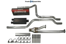 Toyota Tundra 09-13 2.5" Direct Fit Dual Exhaust Kit 50 Series Rear Exit