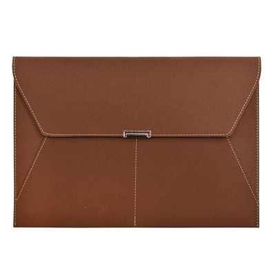 File Folder Document Holder Organizer Waterproof Portfolio Leather Folder Cas...