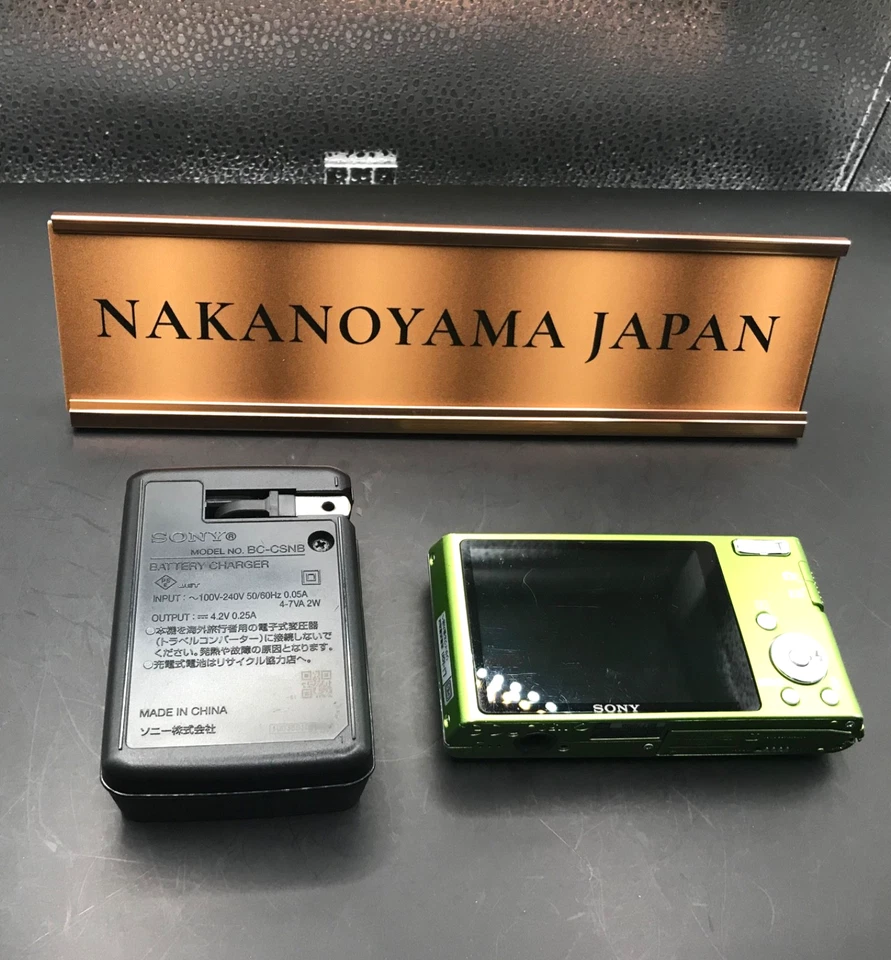 Sony Cyber Shot DSC-W320 Green Digital Camera 14.1MP 4x Zoom Japanese only - Image 2 of 4