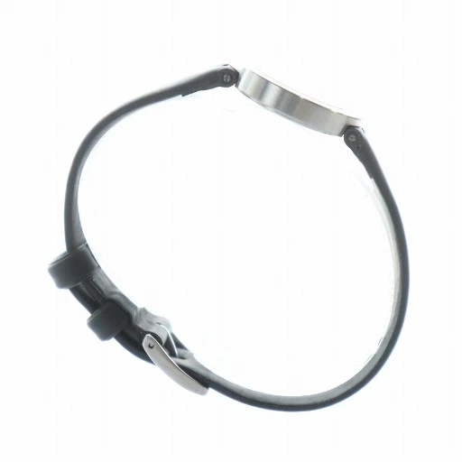 博柏利 BURBERRY 手表石英橡胶表带白色表盘标志银色 14100L  — 第 4/4 张图片