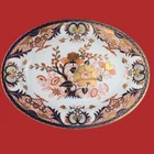 Antique Royal Crown Derby 13" Oval Platter Early Kings Old Japan Imari 1806-1825