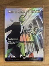 Privileged Position (Borderless) M Marvel Universe Eternal-Legal 92 NM Foil