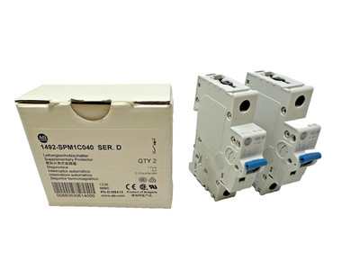 Allen-Bradley 1492-SPM1C040 Circuit Breaker *Box of 2*